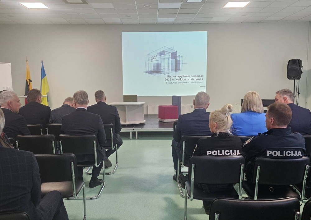 Pristatyti Utenos apylinkės teismo 2025 metų veiklos rezultatai
