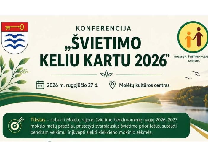 Kviečiame dalyvauti konferencijoje „Švietimo keliu kartu 2026“