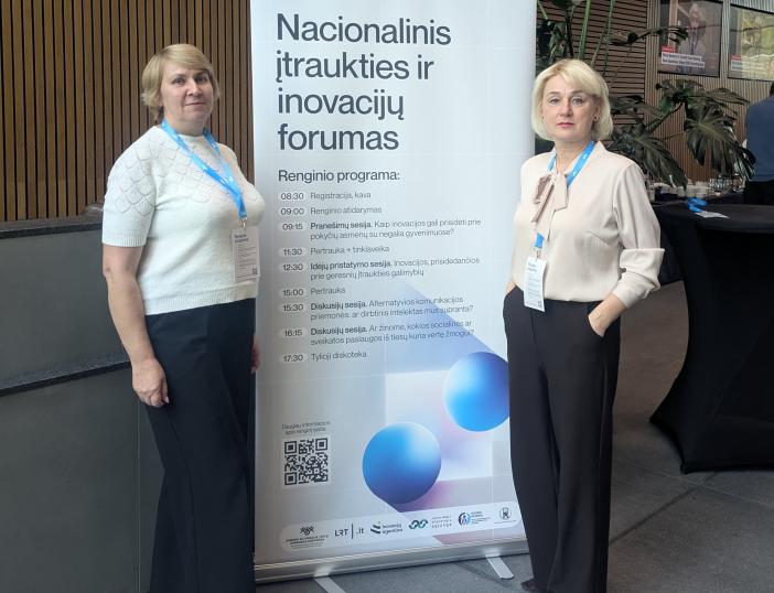 Molėtų rajono savivaldybės atstovai dalyvavo Nacionalinės įtraukties ir inovacijų forume