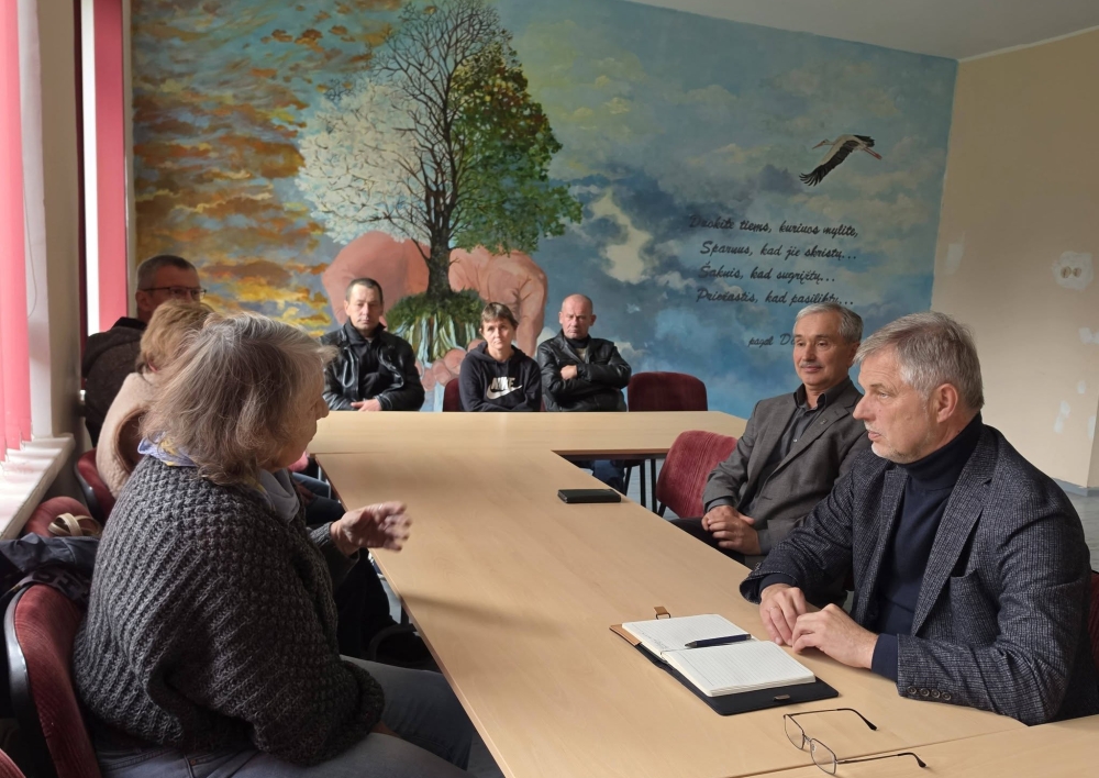 Meras Saulius Jauneika pradėjo tradicinius susitikimus rajono seniūnijose
