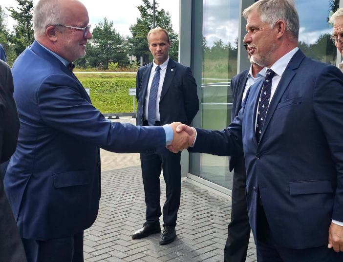 Molėtų rajone lankėsi Lietuvos Respublikos Seimo Pirmininkas