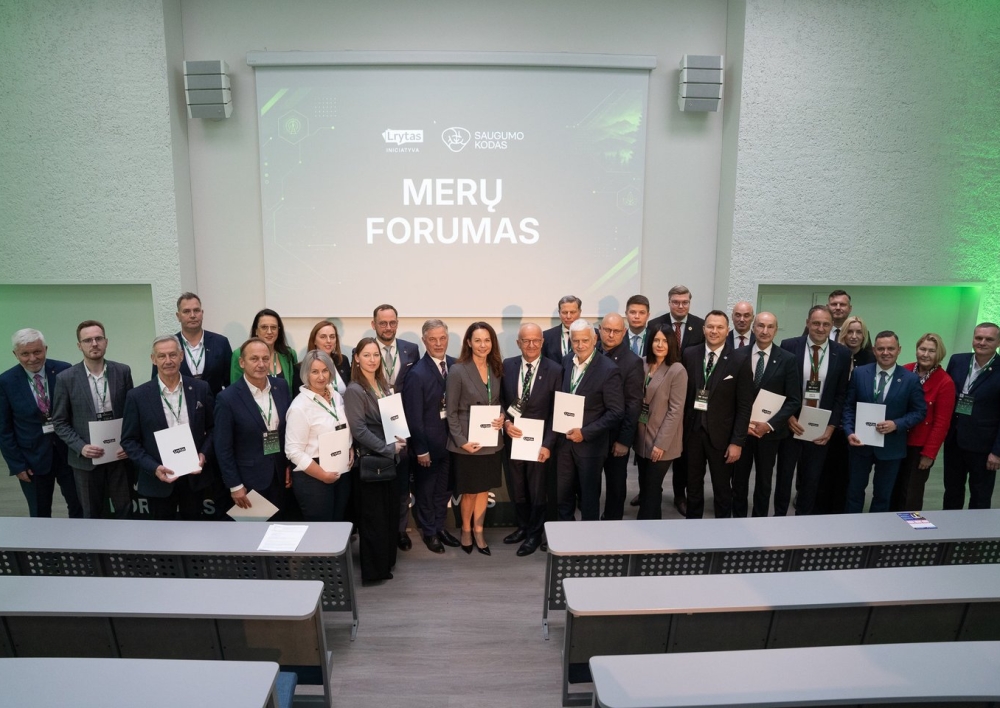 Molėtų rajono savivaldybės meras dalyvavo „Saugumo kodo“ merų forume
