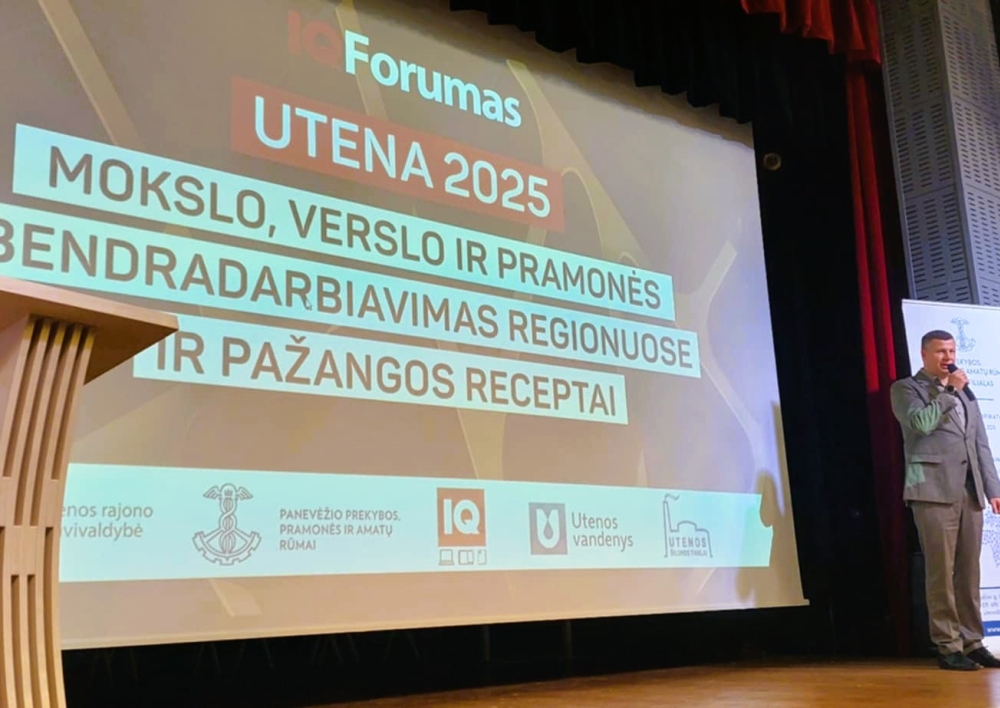 Molėtų rajono savivaldybės atstovai dalyvavo ekonomikos forume Utenoje