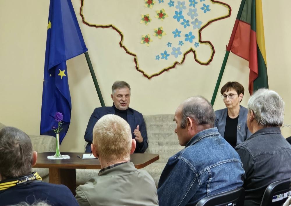 Molėtų rajono meras pradėjo tradicinius susitikimus seniūnijose
