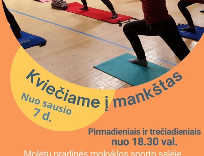 Kviečiame į mankštas Molėtuose