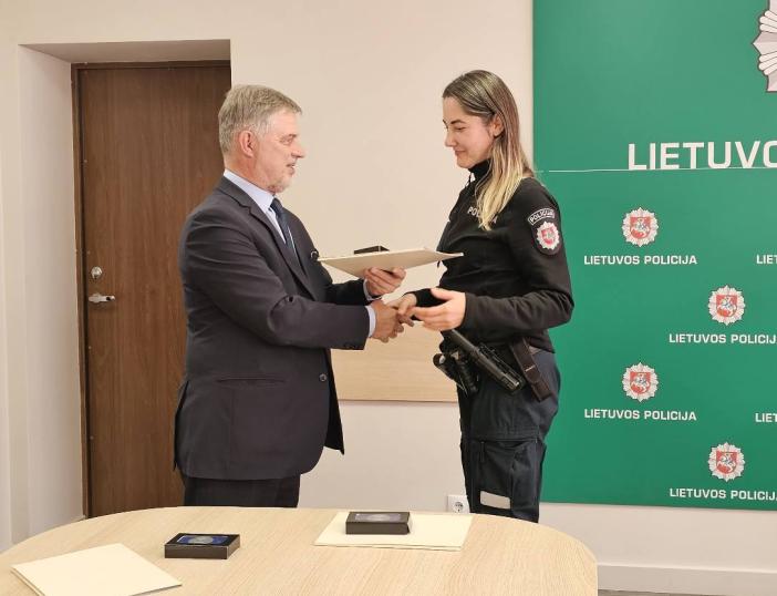 Molėtų rajono policijos komisariate paminėta Angelų sargų (policijos) diena