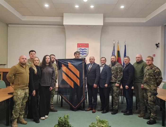 Molėtų rajono savivaldybėje apsilankė Ukrainos 3-iosios šturmo brigados ir fondo „Support the Third Assault“ atstovai