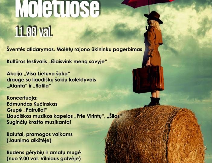 Rugsėjo 20 d. kviečiame į Rudens šventę Molėtuose
