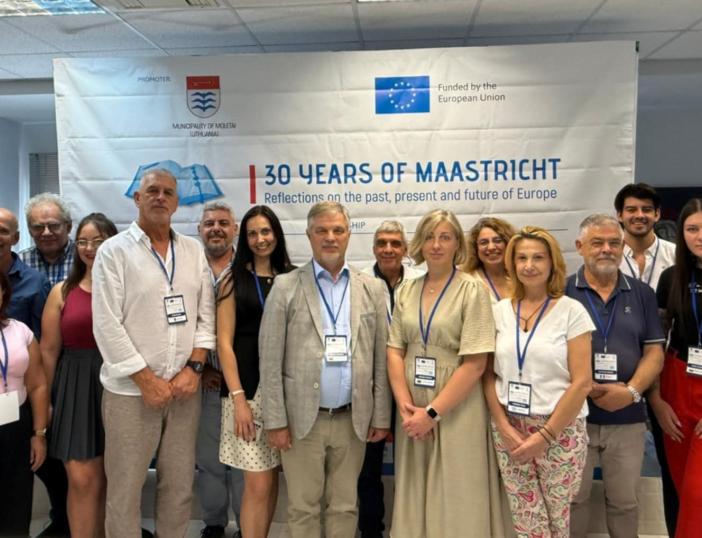 Molėtų rajono savivaldybės delegacija dalyvavauja baigiamajame tarptautinio projekto „30 metų Mastrichto sutarčiai“ susitikime Graikijoje