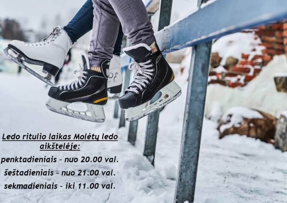 Informacija Molėtų ledo aikštelės lankytojams