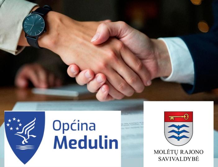 Pasirašyta Molėtų rajono savivaldybės ir Medulino (Kroatija) savivaldybės bendradarbiavimo sutartis