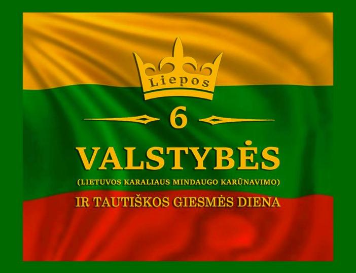 Mero sveikinimas Valstybės (Lietuvos karaliaus Mindaugo karūnavimo) dienos proga