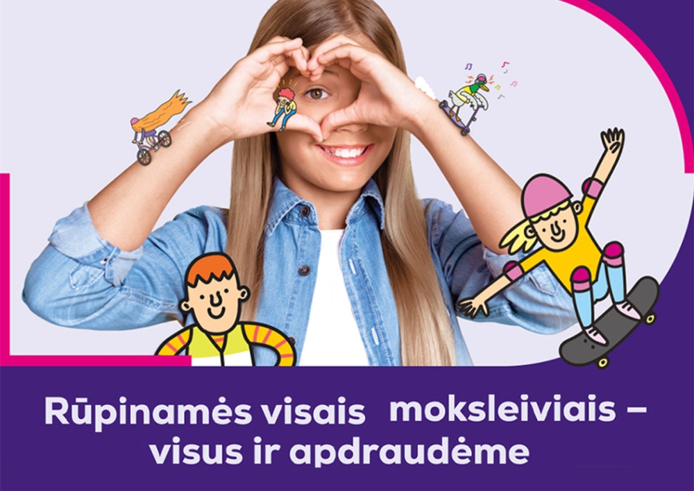 „Lietuvos draudimas“ rugsėjį vėl draudžia visus Molėtų rajono moksleivius, vyks saugaus elgesio kelyje pamokos