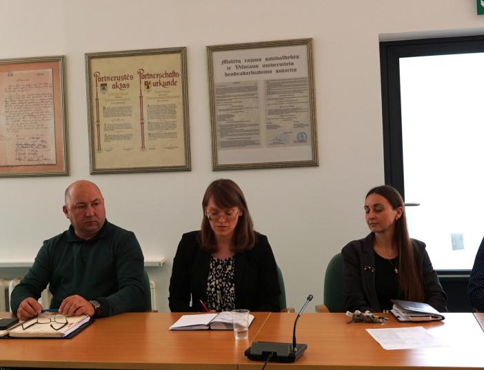 Molėtų rajono savivaldybėje vyko susitikimas su seniūnais