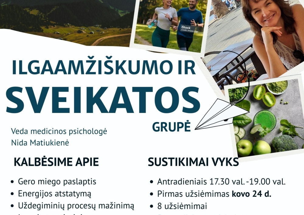 Molėtų rajono gyventojai kviečiami prisijungti prie Ilgaamžiškumo ir sveikatos grupės