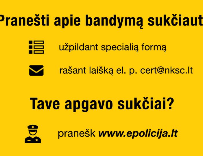 Lietuvos policija įspėja: daugėja telefoninių ir internetinių sukčių atvejų – gyventojai raginami būti budrūs