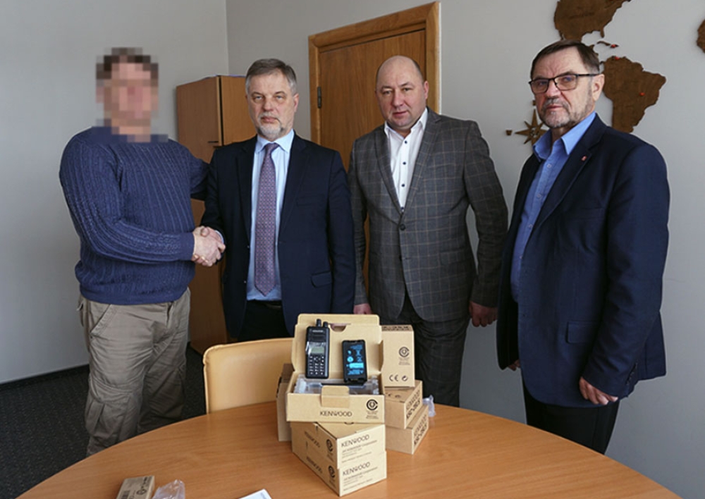 Parama Ukrainai - radijo ryšio stotelės