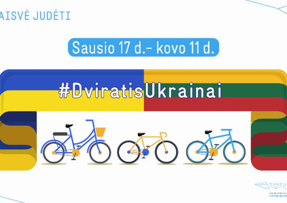 #DviratisUkrainai: Susisiekimo ministerija kviečia dovanoti dviračius ukrainiečiams