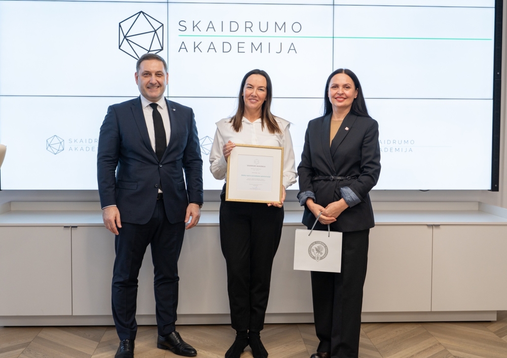 Molėtų rajono savivaldybės administracijai – „Skaidrumo akademijos“ įvertinimas